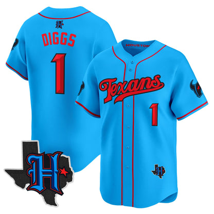 Men's Houston Texans 2025 Vapor Baseball Jersey - All Stitched