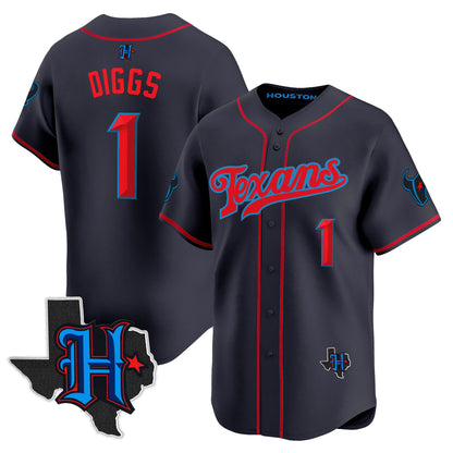 Men's Houston Texans 2025 Vapor Baseball Jersey - All Stitched