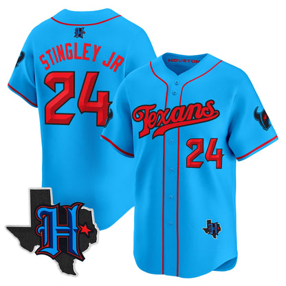 Men's Houston Texans 2025 Vapor Baseball Jersey - All Stitched