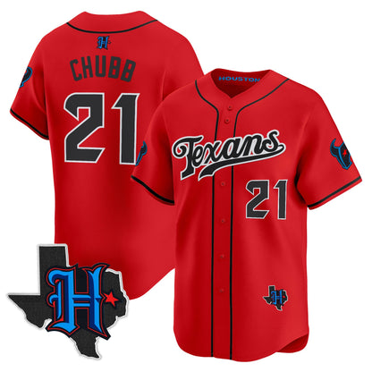 Men's Houston Texans 2025 Vapor Baseball Jersey - All Stitched