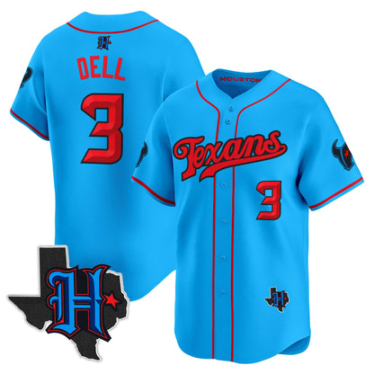 Men's Houston Texans 2025 Vapor Baseball Jersey - All Stitched