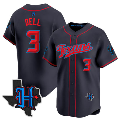 Men's Houston Texans 2025 Vapor Baseball Jersey - All Stitched