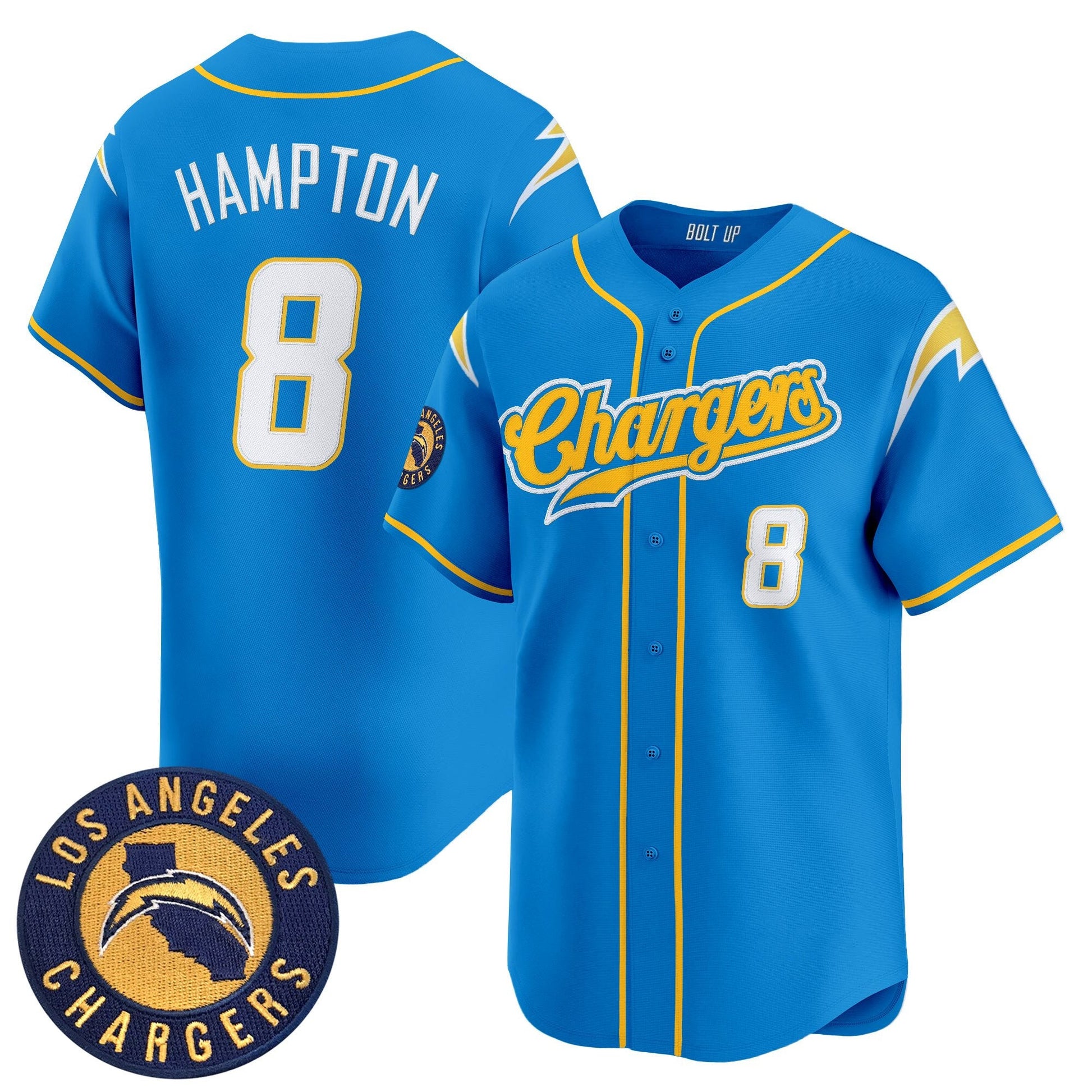 Men's Los Angeles Chargers 2025 Vapor Limited Baseball Jersey - All Stitched