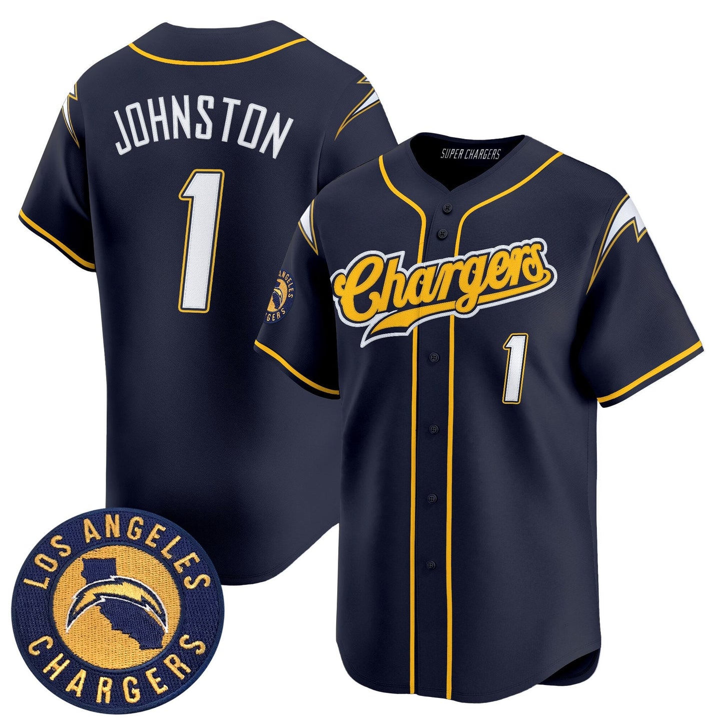 Men's Los Angeles Chargers 2025 Vapor Limited Baseball Jersey - All Stitched