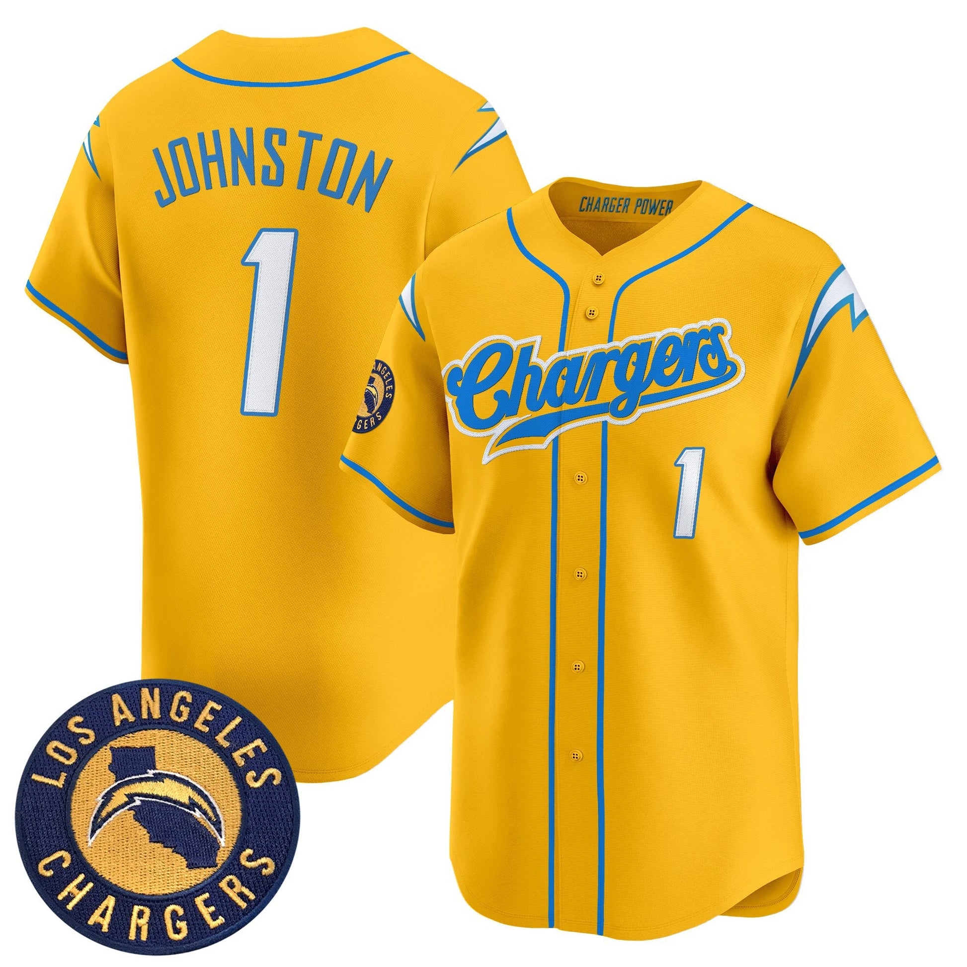 Men's Los Angeles Chargers 2025 Vapor Limited Baseball Jersey - All Stitched