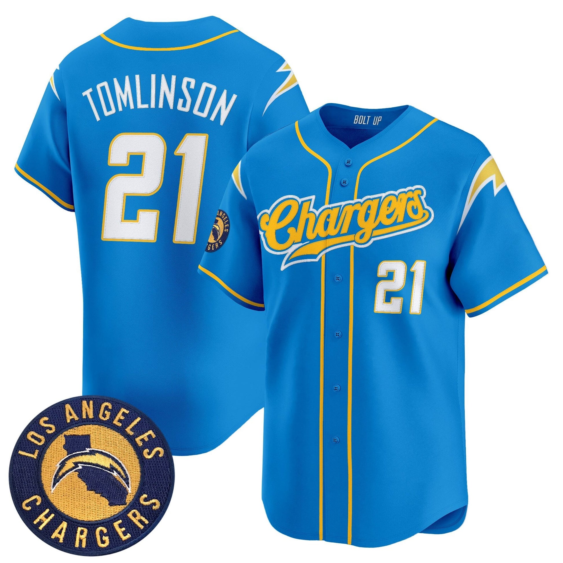 Men's Los Angeles Chargers 2025 Vapor Limited Baseball Jersey - All Stitched