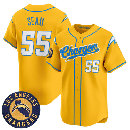 Men's Los Angeles Chargers 2025 Vapor Limited Baseball Jersey - All Stitched