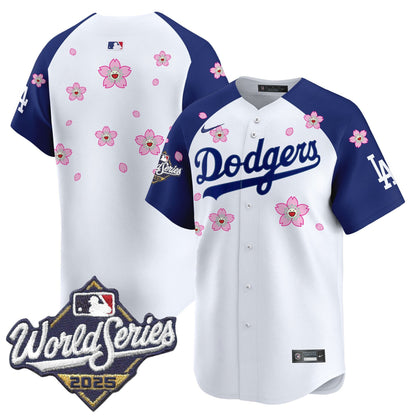 Men's Dodgers 2025 World Series x Tokyo Series Vapor Premier Limited Jersey - All Stitched