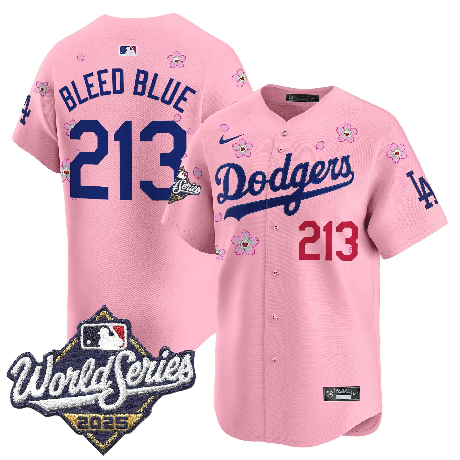 Men's Dodgers 2025 World Series x Tokyo Series Vapor Premier Limited Jersey - All Stitched