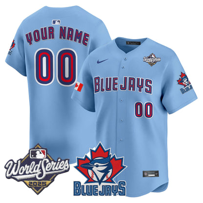 Toronto Blue Jays 2025 World Series Vapor Premier Limited Custom Jersey V3 - All Stitched