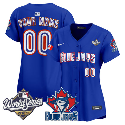 Toronto Blue Jays 2025 World Series Vapor Premier Limited Custom Jersey V3 - All Stitched