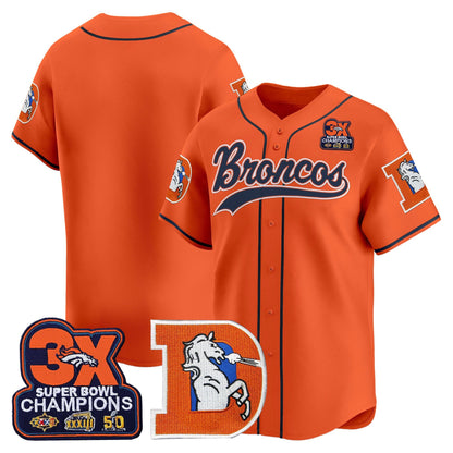 Men's Denver Broncos Throwback Vapor Baseball Jersey - All Stitched