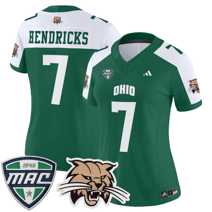 Women's Ohio Bobcats 2025 Vapor Limited Jersey - All Stitched