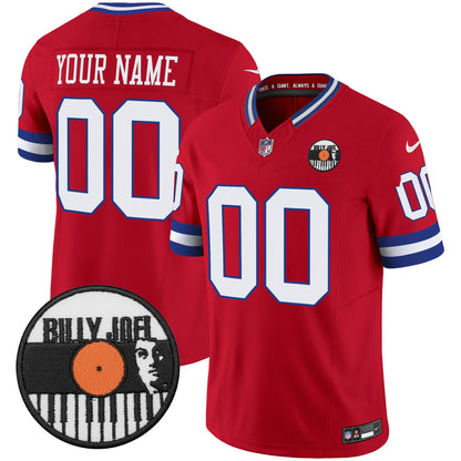 Billy Joel × New York Giants Vapor Limited Custom Jersey - All stitched