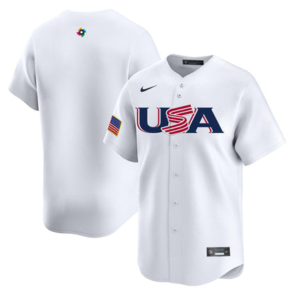 Men's Team USA World Baseball Classic Vapor Premier Jersey - 2026 Roster (Projected Number) - All Stitched