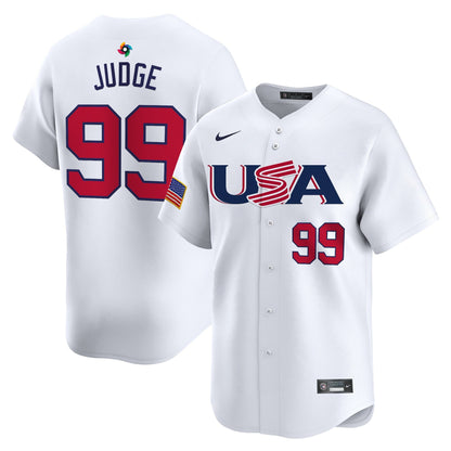 Men's Team USA World Baseball Classic Vapor Premier Jersey - 2023 Style - 2026 Roster (Projected Number) - All Stitched