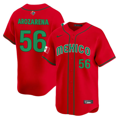 Men's Team Mexico World Baseball Classic Vapor Premier Jersey - 2026 Roster - All Stitched