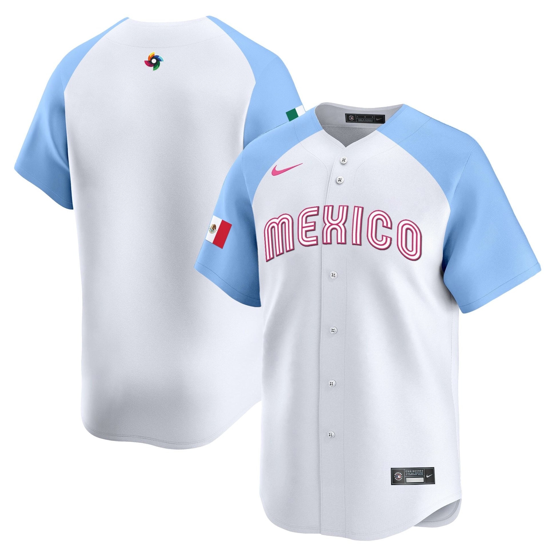 Men's Team Mexico World Baseball Classic Vapor Premier Jersey - 2026 Roster - All Stitched