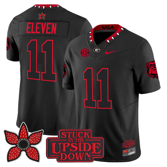 Georgia Bulldogs 'Stranger Things Edition' Vapor Limited Jersey - All Stitched