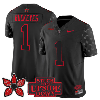 Ohio State Buckeyes 'Stranger Things Edition' Vapor Limited Jersey - All Stitched