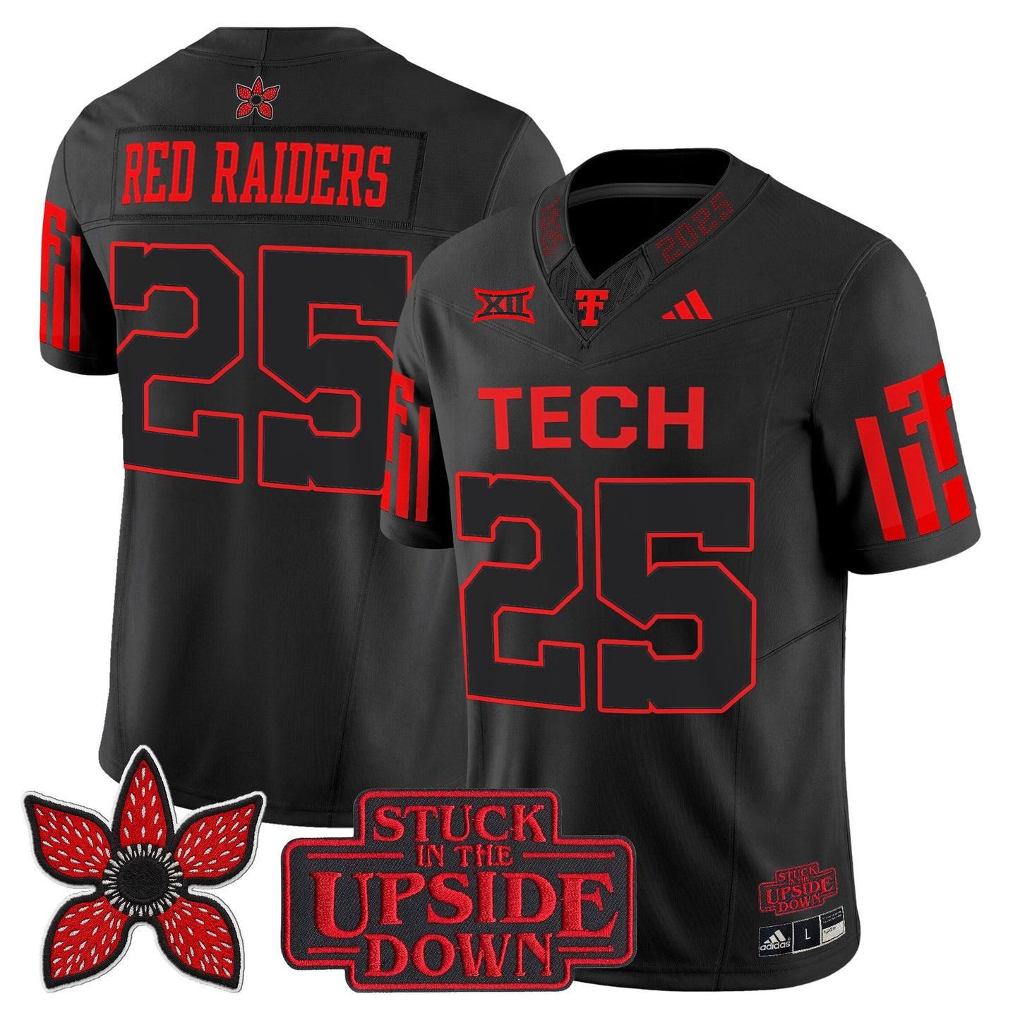 Texas Tech Red Raiders 'Stranger Things Edition' Vapor Limited Jersey - All Stitched