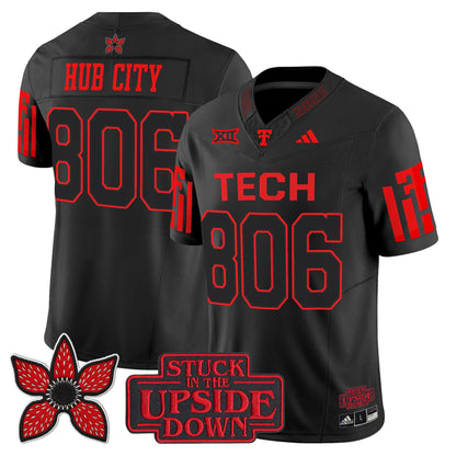 Texas Tech Red Raiders 'Stranger Things Edition' Vapor Limited Jersey - All Stitched