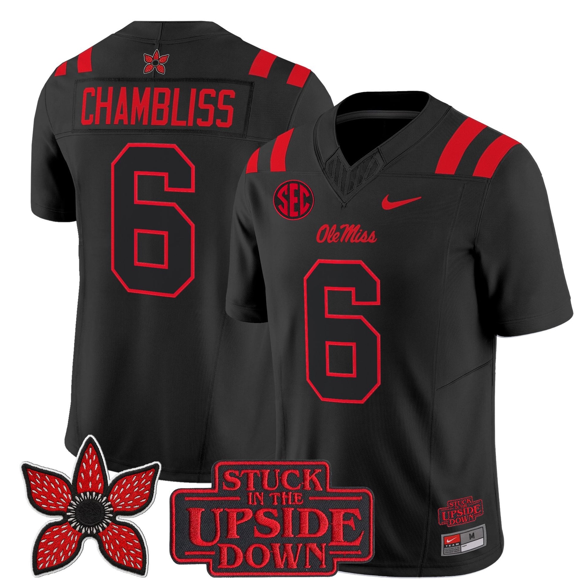 Ole Miss Rebels 'Stranger Things Edition' Vapor Limited Jersey - All Stitched