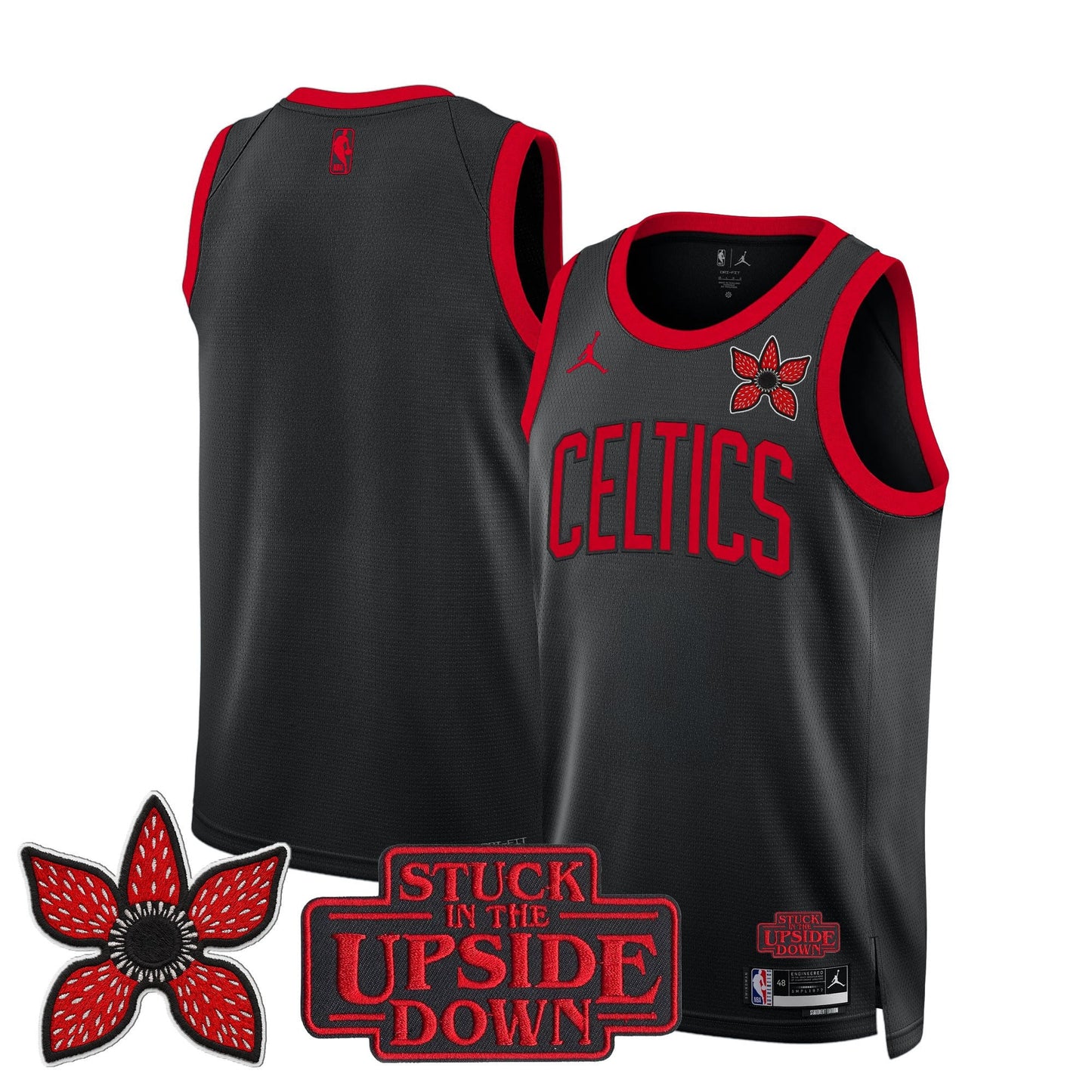 Boston Celtics 'Stranger Things Edition' Swingman Jersey - All Stitched