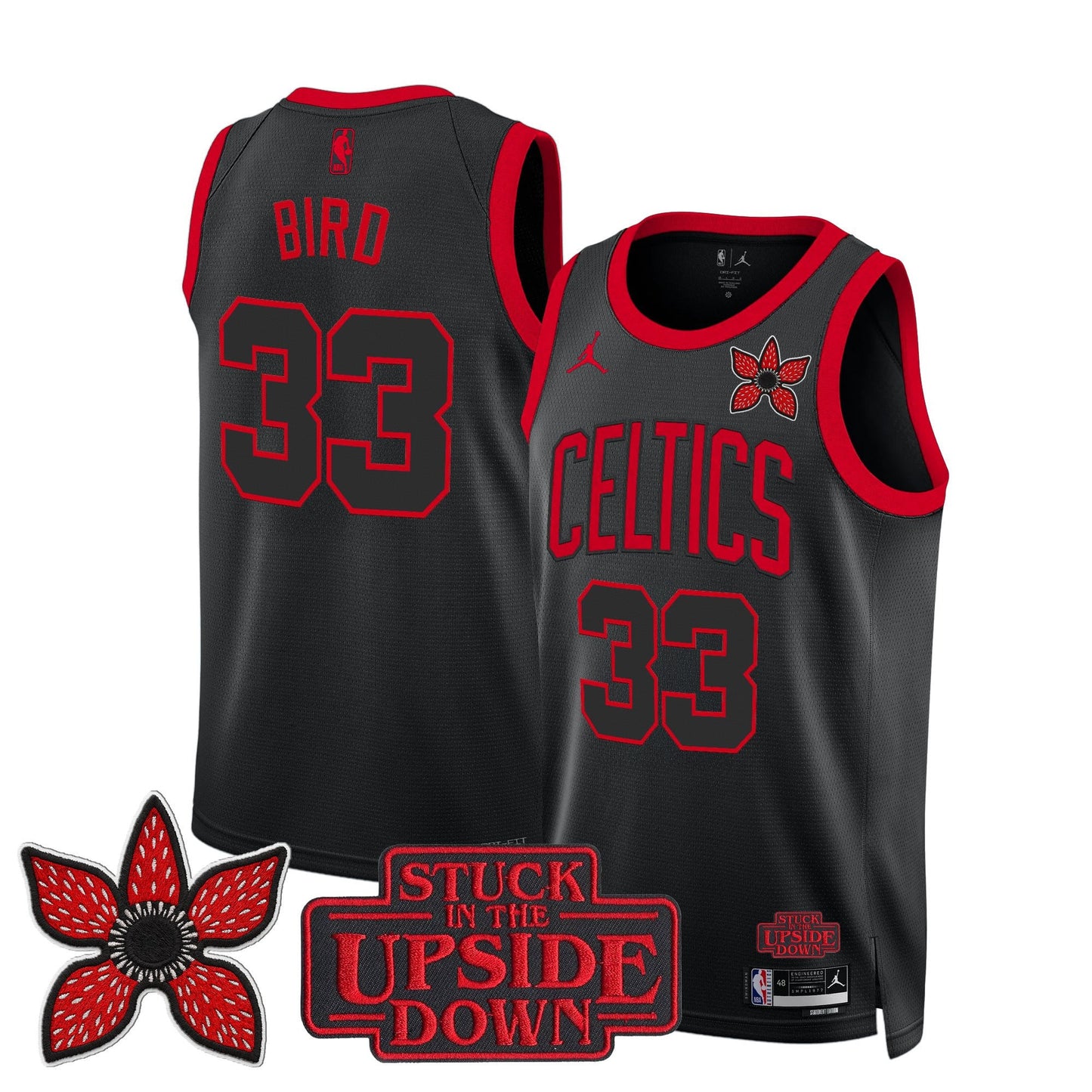 Boston Celtics 'Stranger Things Edition' Swingman Jersey - All Stitched