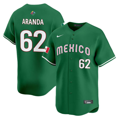 Men's Team Mexico World Baseball Classic Vapor Premier Jersey - 2026 Roster - All Stitched