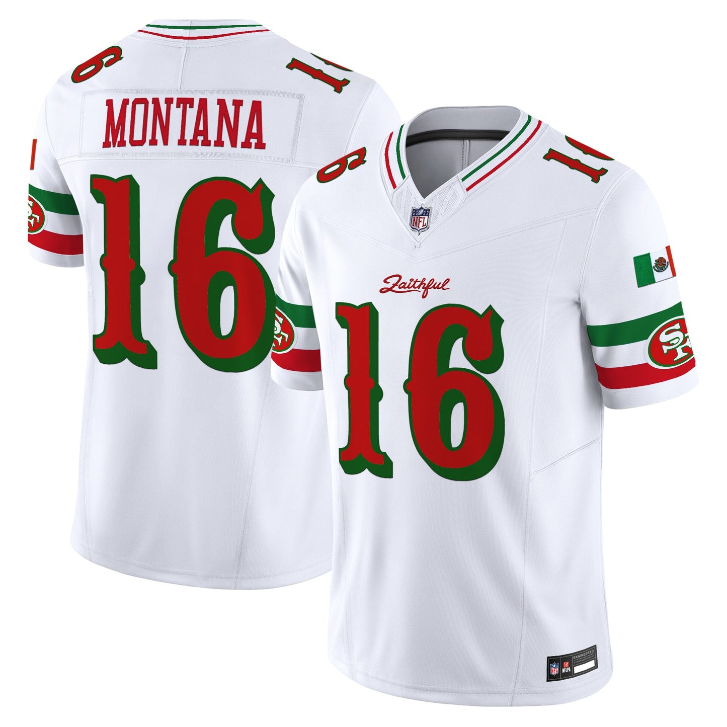 Men's San Francisco 49ers Mexico “Rivalries” Vapor Limited Jersey - All Stitched