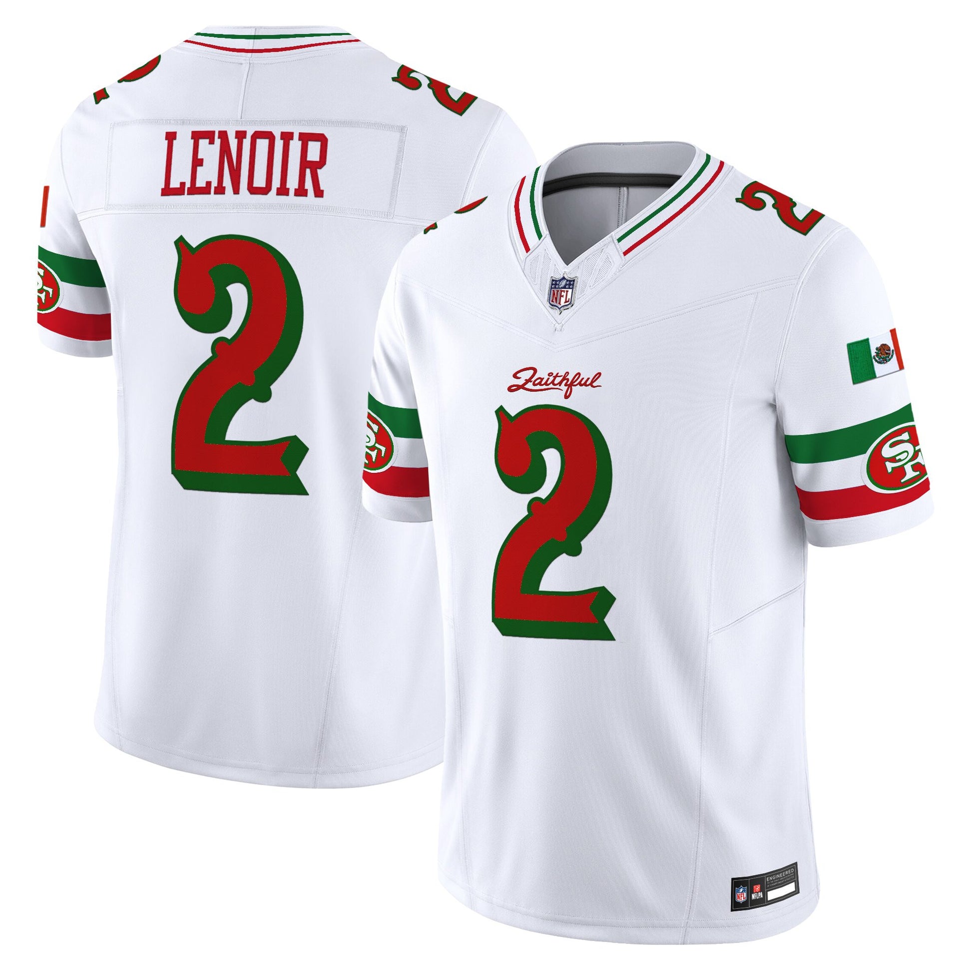 Men's San Francisco 49ers Mexico “Rivalries” Vapor Limited Jersey - All Stitched