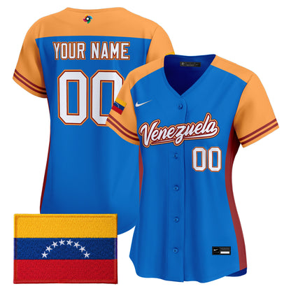 Team Venezuela World Baseball Classic Vapor Premier Custom Jersey - All Stitched