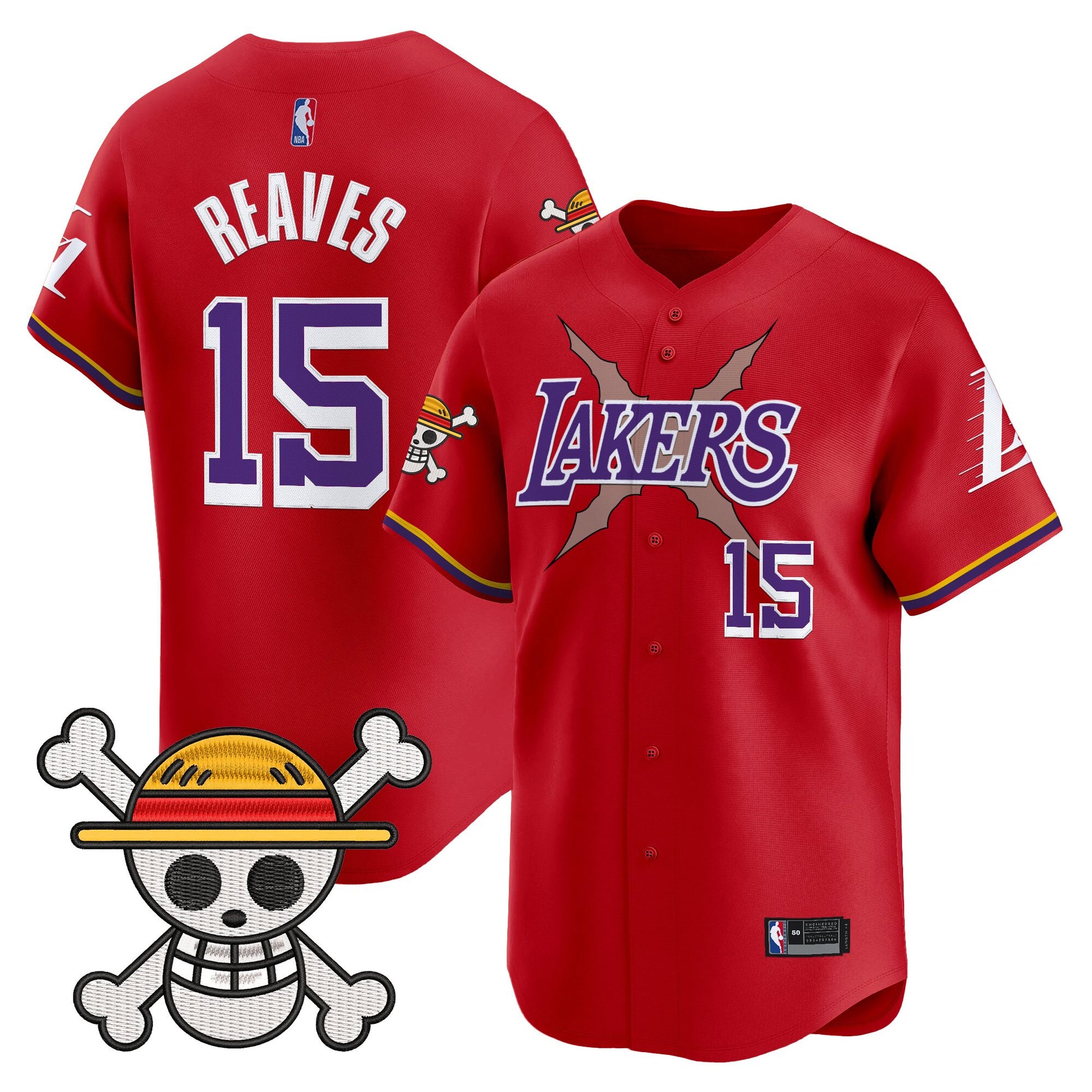 Men's Los Angeles Lakers x One Piece Vapor Premier Limited Jersey - Stitched