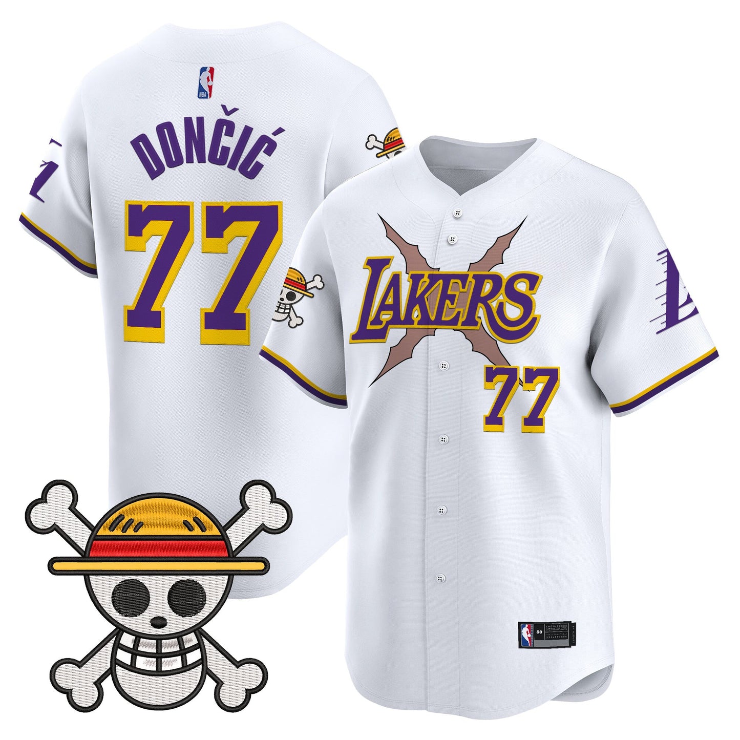 Men's Los Angeles Lakers x One Piece Vapor Premier Limited Jersey - Stitched