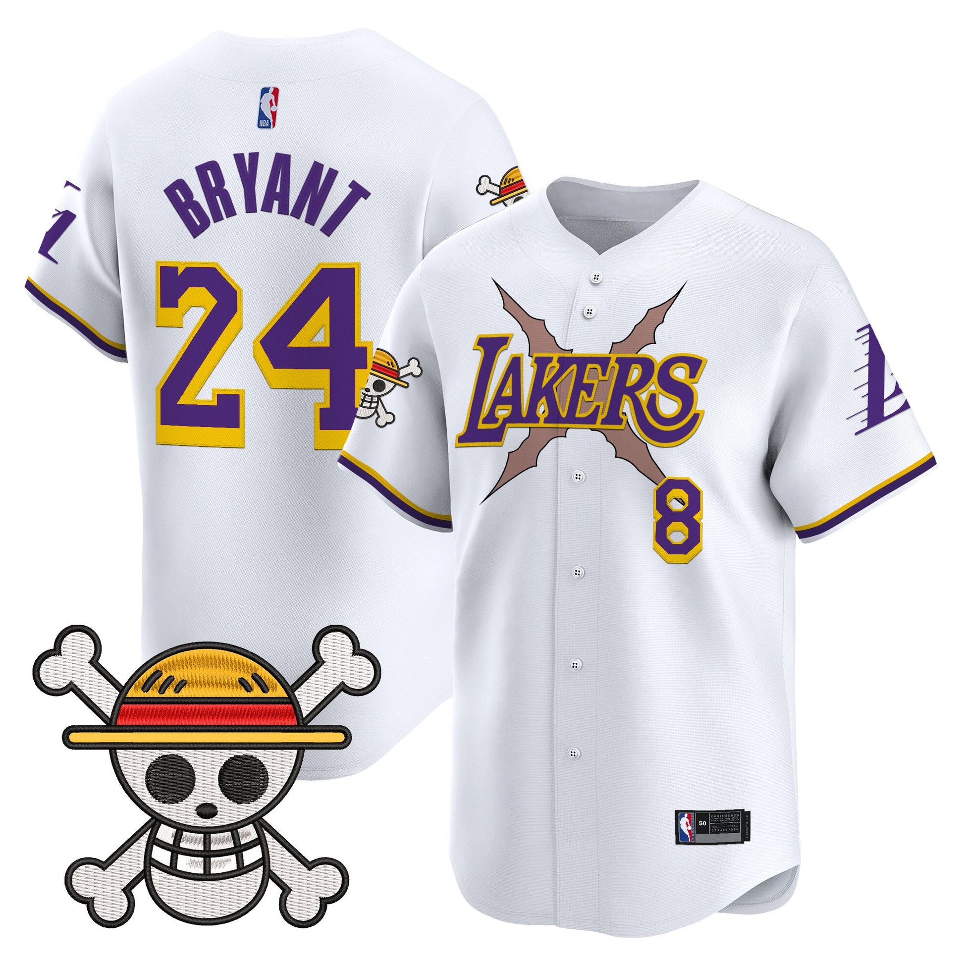 Men's Los Angeles Lakers x One Piece Vapor Premier Limited Jersey - Stitched