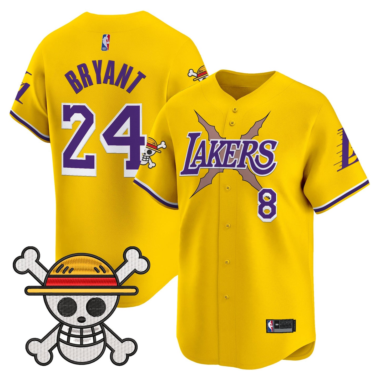 Men's Los Angeles Lakers x One Piece Vapor Premier Limited Jersey - Stitched