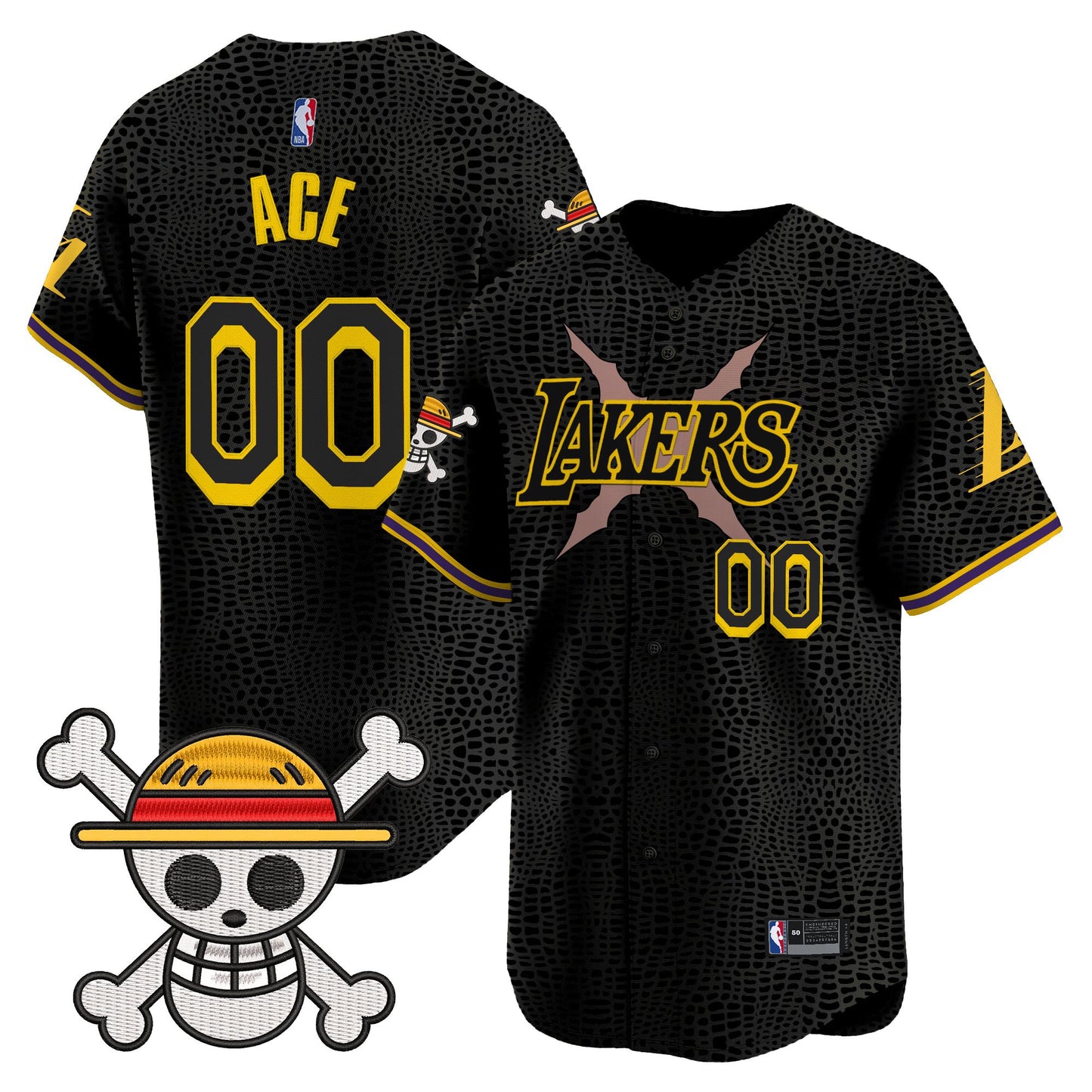 Men's Los Angeles Lakers x One Piece Vapor Premier Limited Jersey - Stitched