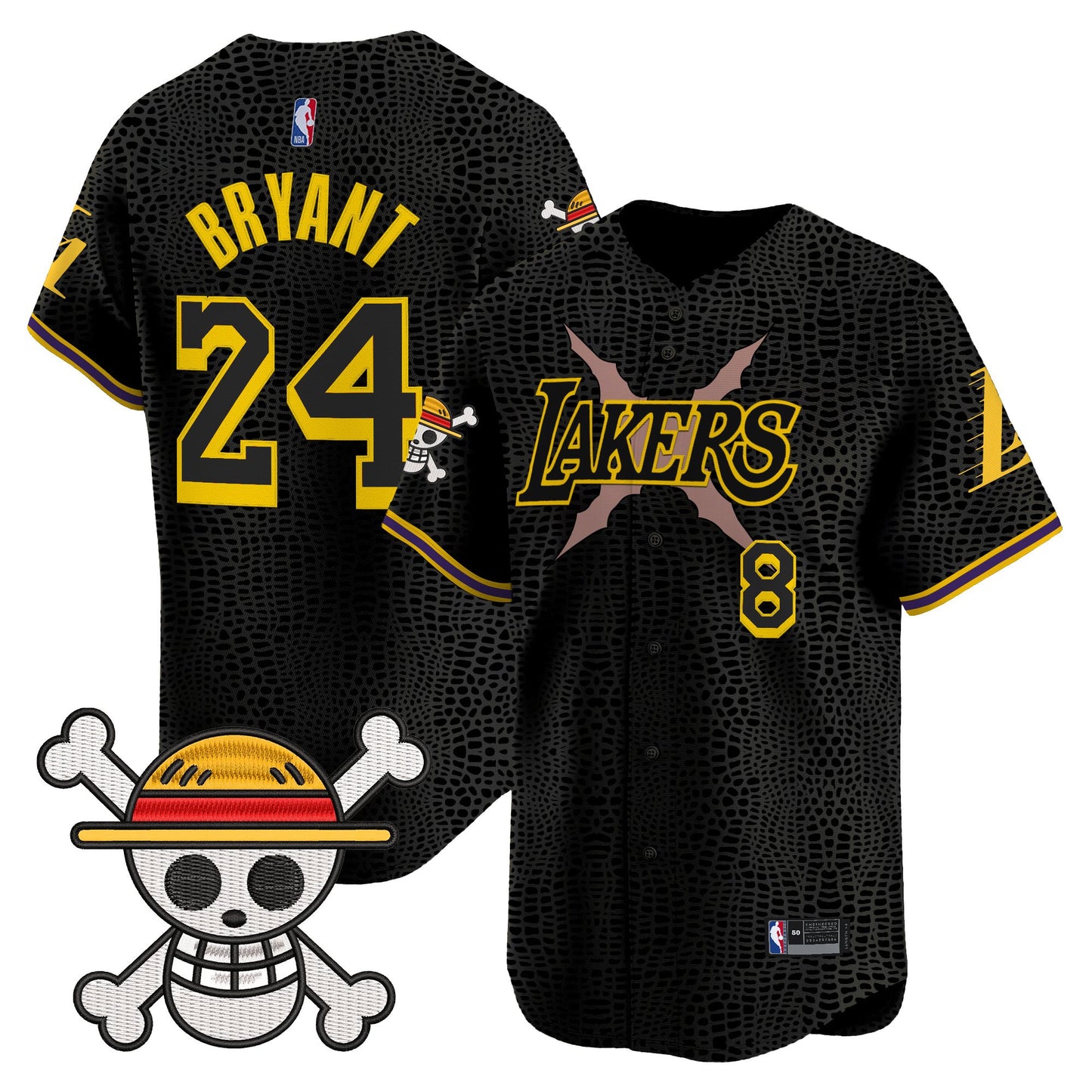 Men's Los Angeles Lakers x One Piece Vapor Premier Limited Jersey - Stitched