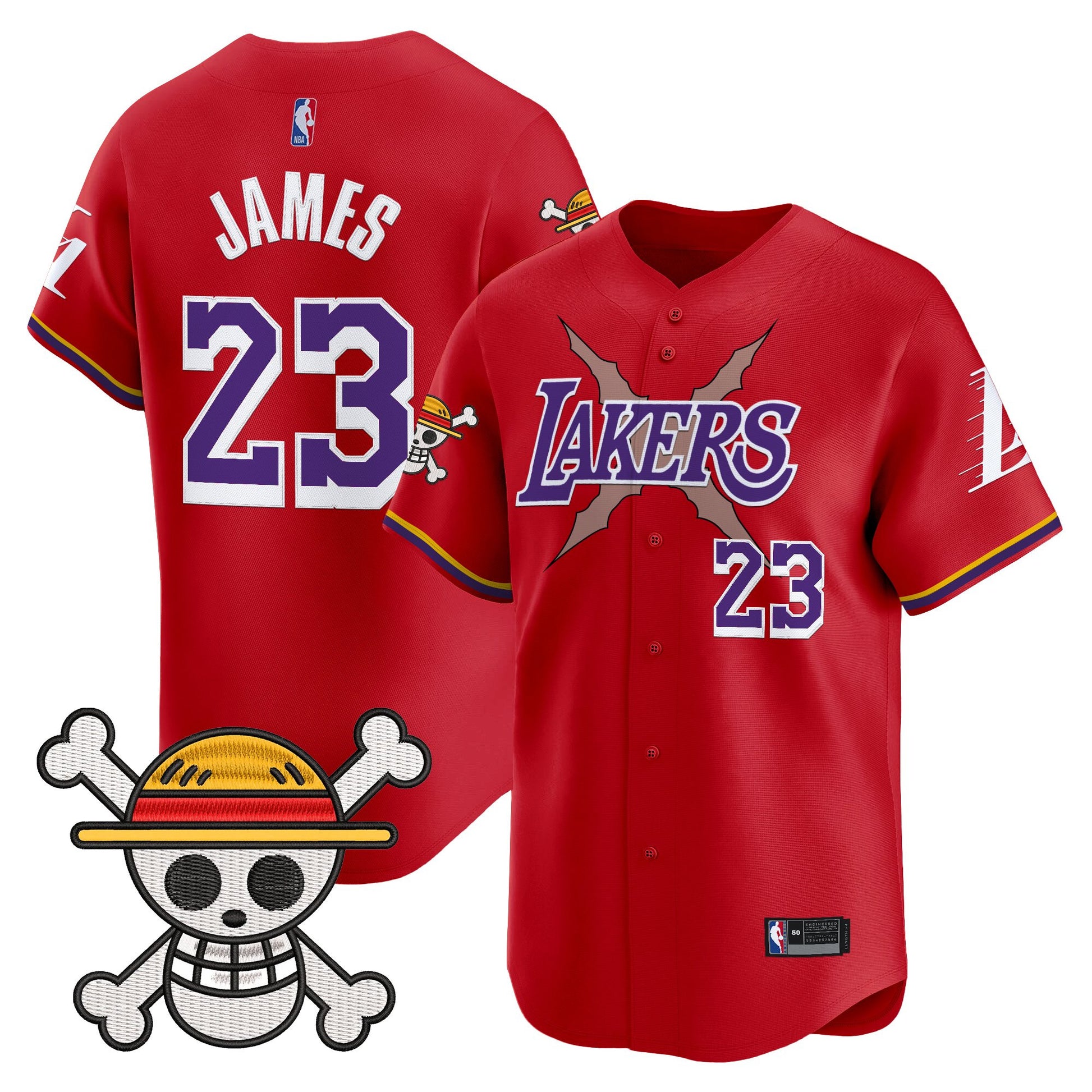 Men's Los Angeles Lakers x One Piece Vapor Premier Limited Jersey - Stitched