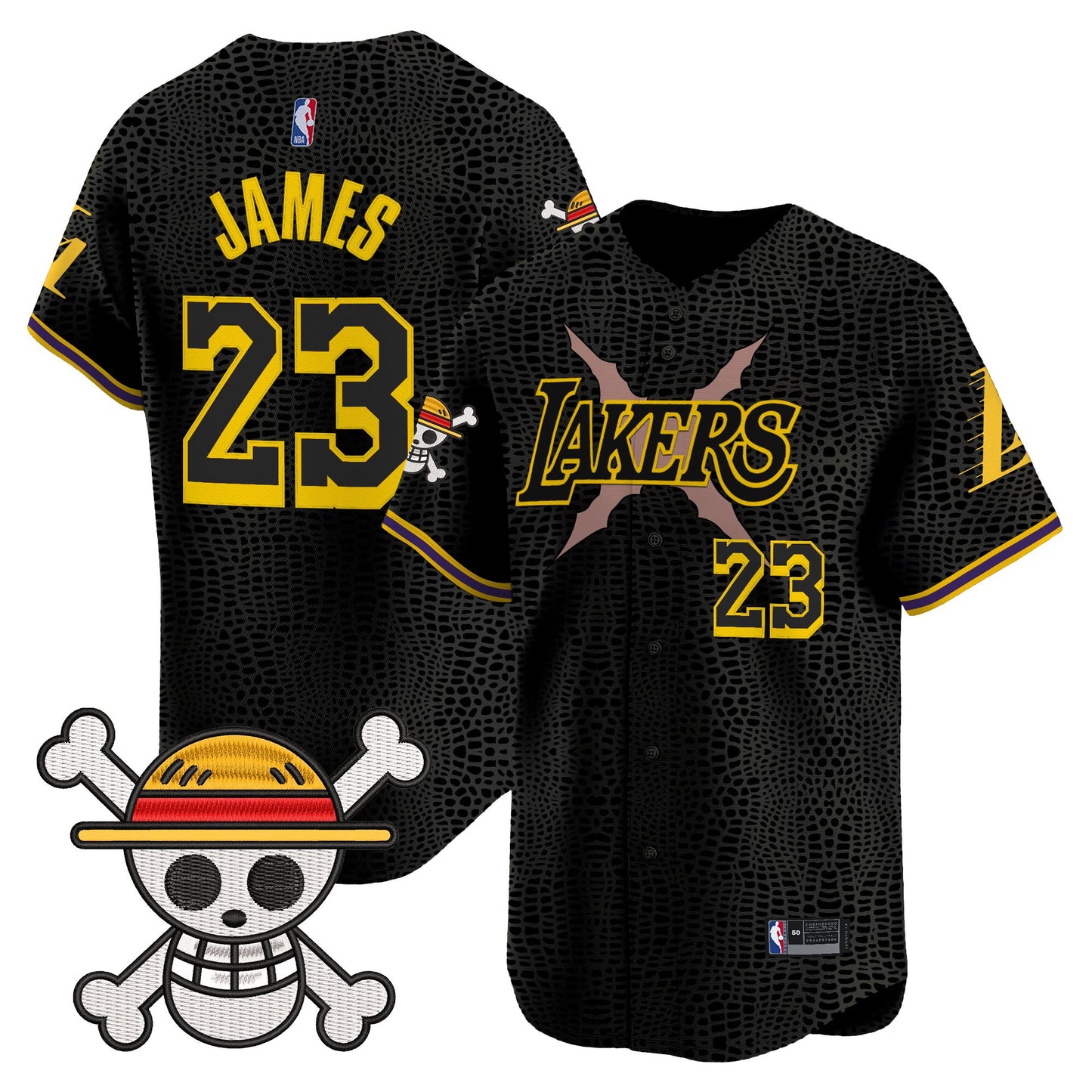 Men's Los Angeles Lakers x One Piece Vapor Premier Limited Jersey - Stitched