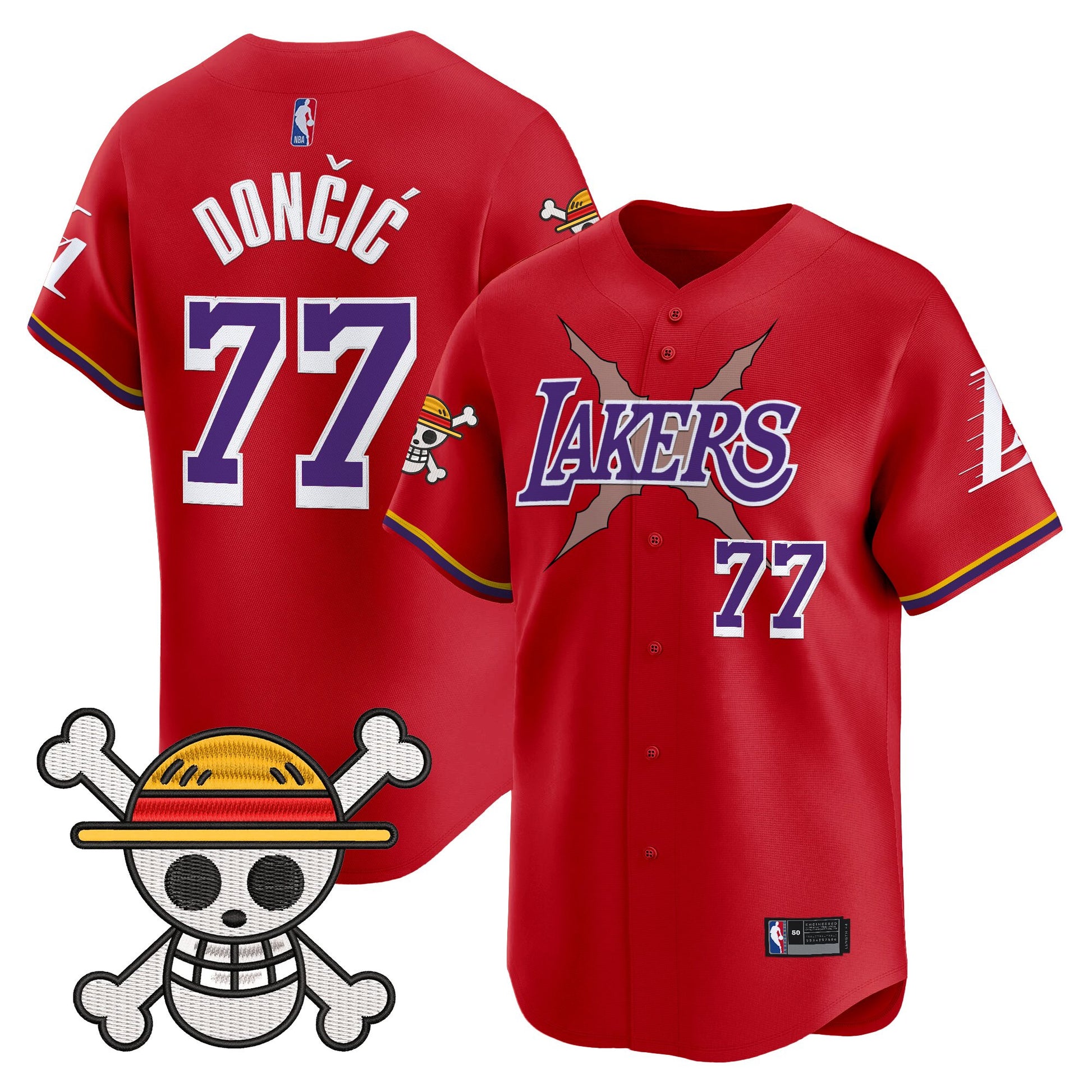 Men's Los Angeles Lakers x One Piece Vapor Premier Limited Jersey - Stitched