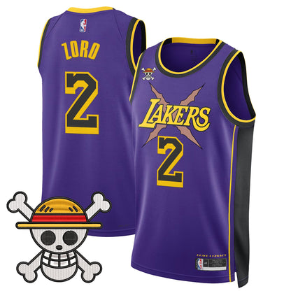 Men's Los Angeles Lakers x One Piece Swingman Jersey - Stitched