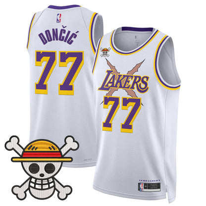 Men's Los Angeles Lakers x One Piece Swingman Jersey - Stitched