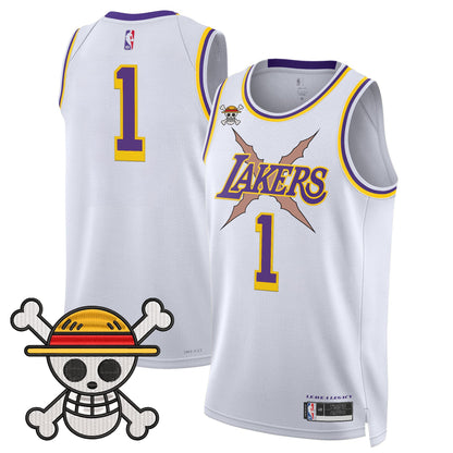 Men's Los Angeles Lakers x One Piece Swingman Jersey - Stitched