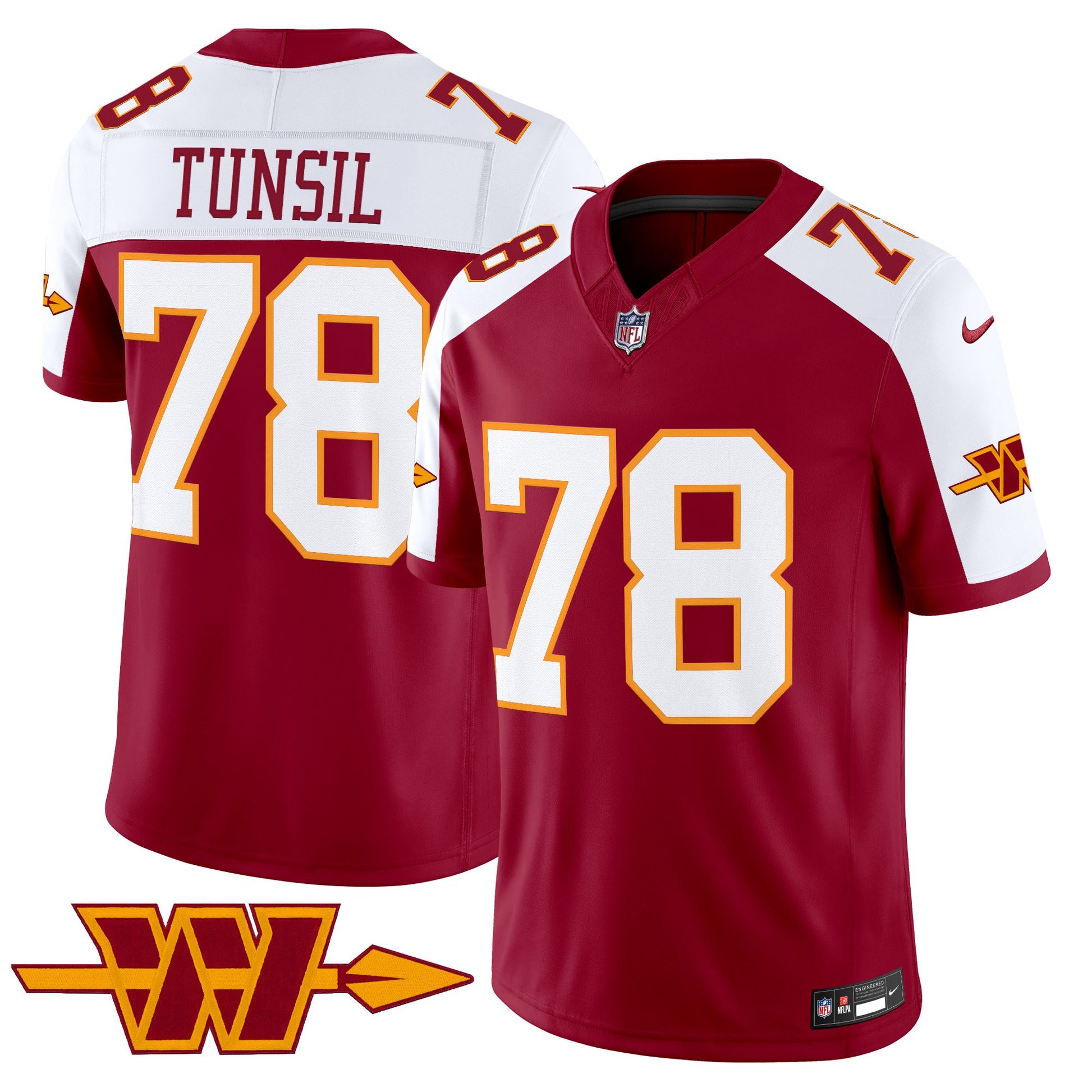 Men's Washington Commanders Throwback Vapor Limited Jersey - All Stitched