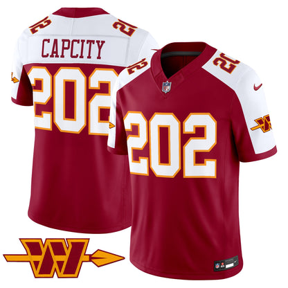 Men's Washington Commanders Throwback Vapor Limited Jersey - All Stitched