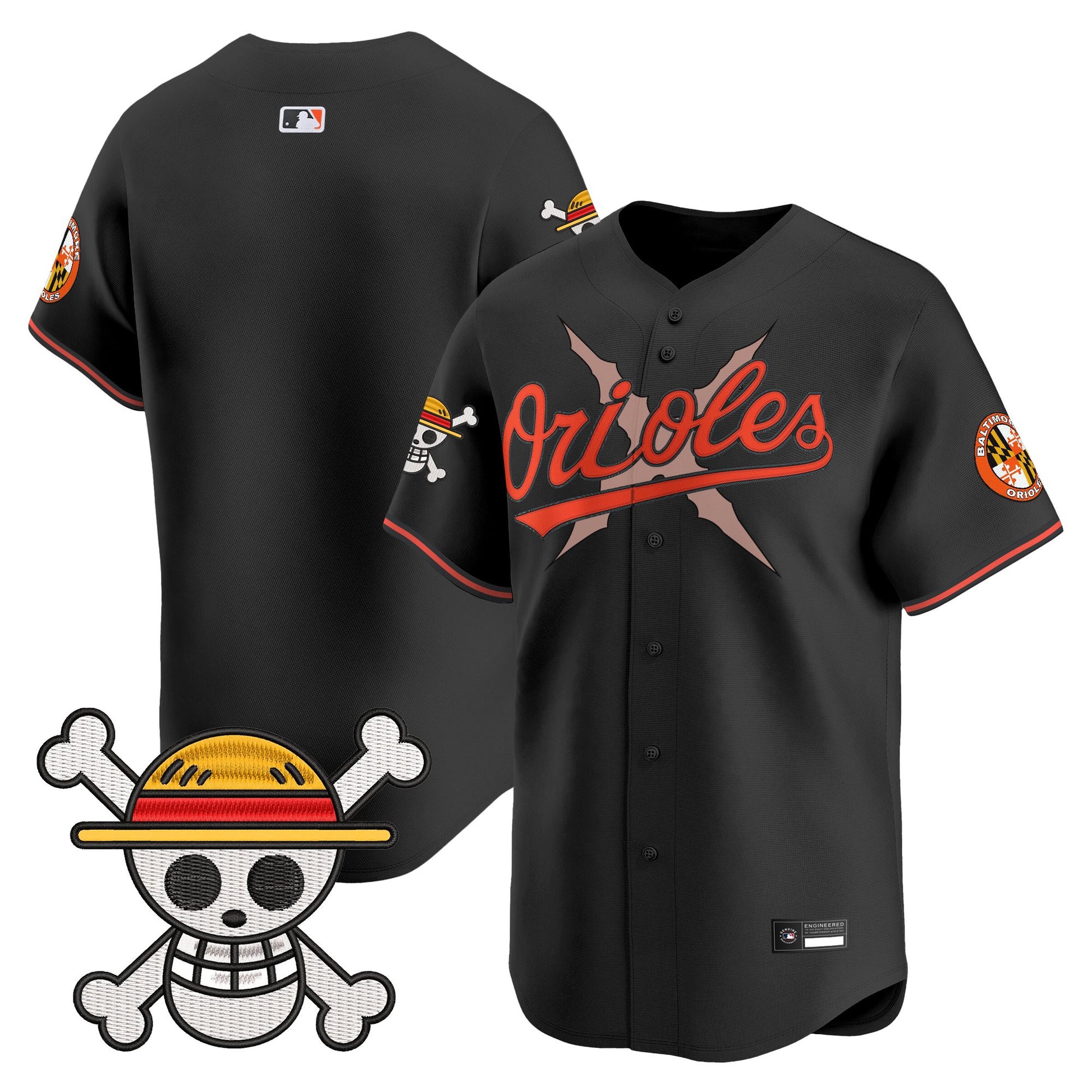 Men's Baltimore Orioles x One Piece Vapor Premier Limited Jersey - Stitched