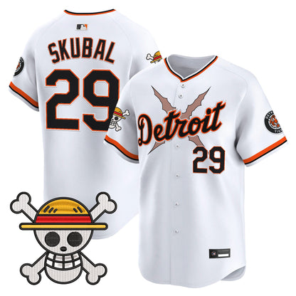 Men's Detroit Tigers x One Piece Vapor Premier Limited Jersey - Stitched