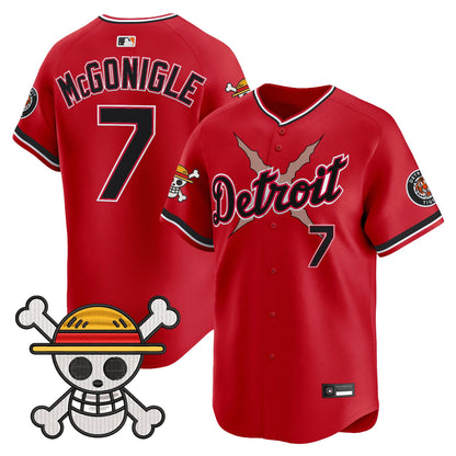 Men's Detroit Tigers x One Piece Vapor Premier Limited Jersey - Stitched